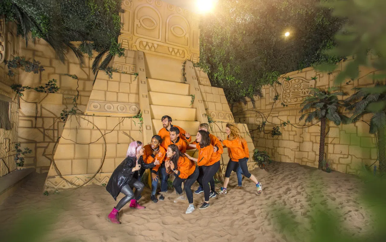 Playing the Crystal Maze in Manchester's Castlefield