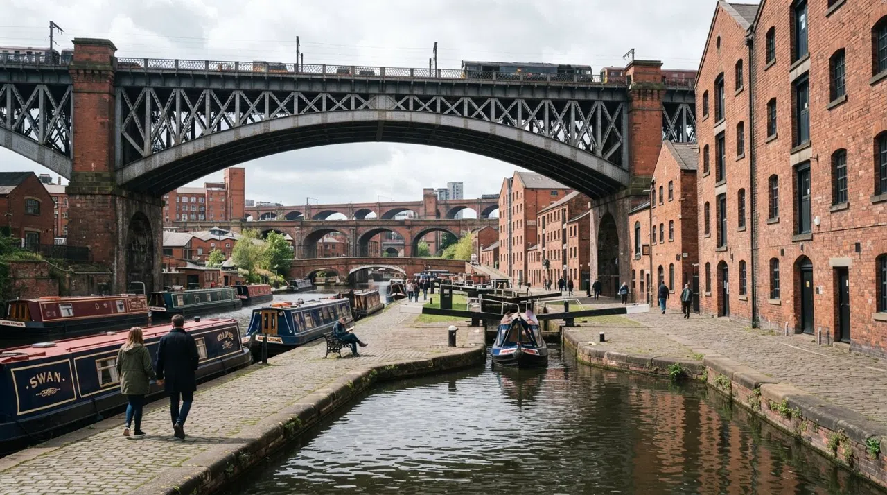 Castlefield, Manchester: Kanäle, Viadukte und die ruhigste großartige Geschichte der Stadt